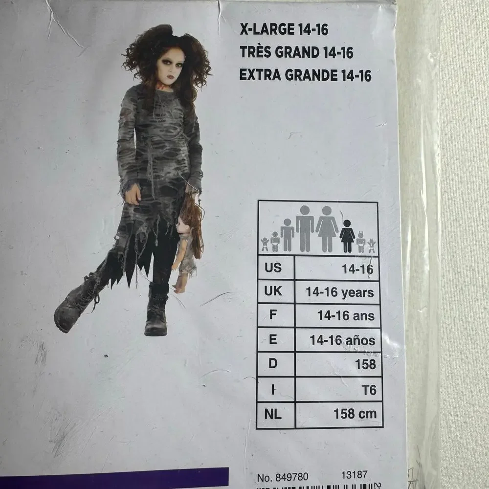 Undead Walker Costume‎ - Kids X-large 14-16